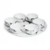 Marble Venice Fog Seder Plate / Appetizer Set
