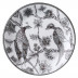 Pavo Silver Platinum Decorative Plate 13 in