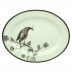 Pavo Silver Platinum Oval Platter 16 in