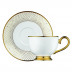 Princess Gold Tea Cup & Saucer 6.2 in