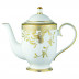 Golden Leaves Gold Coffee Pot h:10 in