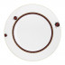My Ladybug Gold Dinner Plate with Crystal 10.5 in