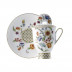 Gione Coffee Cup With Cover & Saucer 6.2 in