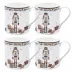 Nutcracker Mug, Set Of 4