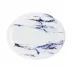Marble Azure Oval Platter 12 in
