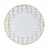 Alligator Gold Dinner Plate with Crystal 10.5 in