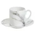 Marble Venice Fog Espresso Cup & Saucer