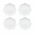 Geometrica White Canape Plate, Set of 4 (Special Order)