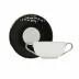 Diana Black Cream Soup Cup & Saucer (Special Order)