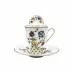 Gione Espresso Cup with Cover & Saucer (Special Order)