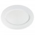 Diamond White Melamine 19" x 14" Oval Turkey Platter