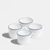 Double Line Cobalt Mug Short 240ml 8fl oz Set of 4