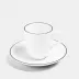 Line Anthracite Bone China Espresso Cup 3.4 oz (Special Order)