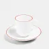 Line Burnt Orange Bone China Espresso Cup 3.4 oz (Special Order)