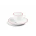 Line Burnt Orange Bone China Deco Espresso Cup 3.4 oz (Special Order)