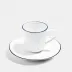 Line Cobalt Bone China Espresso Cup 3.4 oz (Special Order)