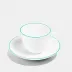 Line Spearmint Bone China Tea Saucer 5.7" Rd (Special Order)