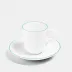 Line Spearmint Bone China Espresso Cup 3.4 oz (Special Order)