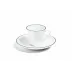 Line Teal Bone China Deco Espresso Cup 3.4 oz (Special Order)