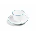 Line Turquoise Bone China Tea Saucer 5.7" Rd (Special Order)