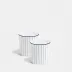 Pinstripe Cobalt Blue Mug Medium 270ml 9fl oz Set of 2
