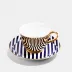 Superstripe Bone China Tea Saucer & Gold Reflect Teacup