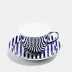 Superstripe Bone China Tea Saucer & Platinum Reflect Teacup