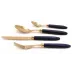 Agata Oro 24 Pc Set (6x Table Knives, Table Forks, Table Spoons, Coffee Spoons) with Gift Box (Special Order)