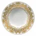 Chelsea Gold White French Rim Soup Plate Rd 9.1"
