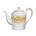 Chelsea Gold White Coffee Pot Rd 3.03149"