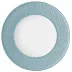 Mineral Irise Sky Blue Flat plate with engraved rim Rd 8.7"