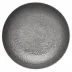 Mineral Irise Dark Grey Breakfast Coupe Plate Deep Rd 6.6929"