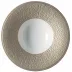 Mineral Irise Warm Grey Rim Soup Plate Engraved Rim Rd 8.85825"