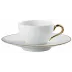 Mineral Filet Or/Gold Mocha Cup (Uni Shape) Diam 2.8 in