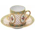 Tsarine Akoulina Coffee Cup & Saucer in Rd. Giftbox Diam 2.7 in Gift Box