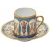 Tsarine Anicia Coffee Cup & Saucer in Rd. Giftbox Diam 2.7 in Gift Box