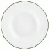 Touraine Double Filet Green French Rim Soup Plate Round 9.1 in.