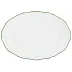 Touraine Double Filet Green Oval Platter 35 in. x 24 in.