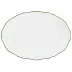 Touraine Double Filet Green Oval Platter 35 in X 24 in