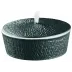 Mineral Irise Black Covered Sugar Bowl Diam 4.1 in