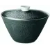 Mineral Irise Black Soup Tureen Diam 11.0 in