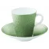 Mineral Irise Celadon Coffee Cup Diam 2.7 in