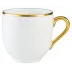 Italian Renaissance Filet Gold Coffee Cup 2.4 Gold Filet