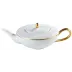 Italian Renaissance Filet Gold Tea Pot Gold Filet