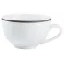 Italian Renaissance Irise Dark Grey  Tea Cup  3.5 Dark Grey