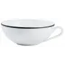 Italian Renaissance Irise Black Matte Tea Cup Extra (low) 4.5