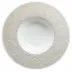 Italian Renaissance Irise Pearl French Rim Soup Plate With Engraved Rim 10.6 Pearl