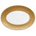 Italian Renaissance Irise Gold  Oval Platter Gold