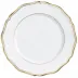 Mazurka Or White Dessert Plate 8.7