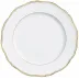 Mazurka Or White Buffet Plate 12.2 in